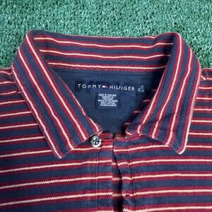 Vintage Tommy Hilfiger Striped Polo – Size XL